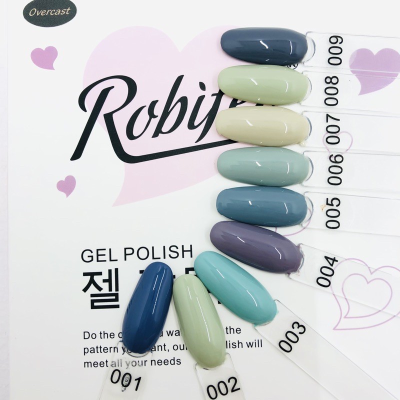 ROBIFEL SERIES OVERCAST NAIL POLISH GEL Made In Korea