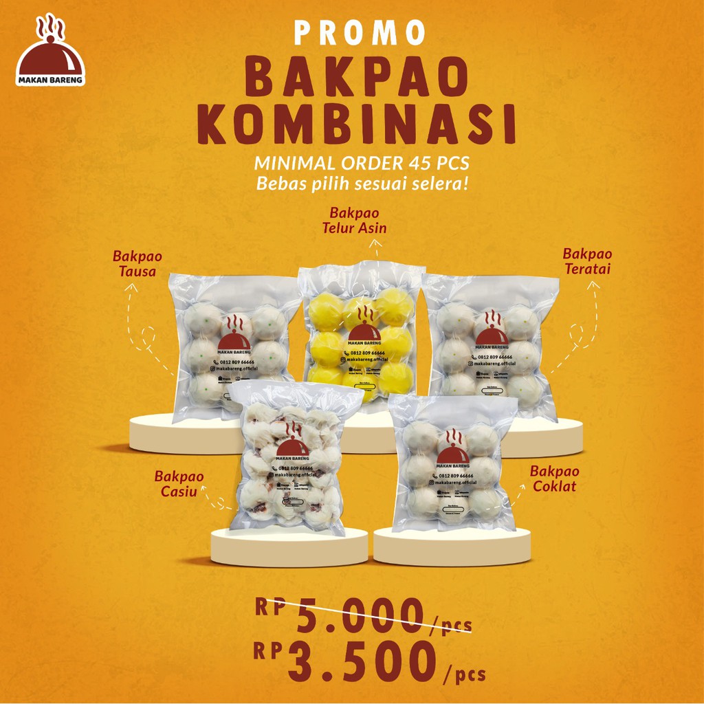 

Promo Flash Sale Bakpao Kombinasi