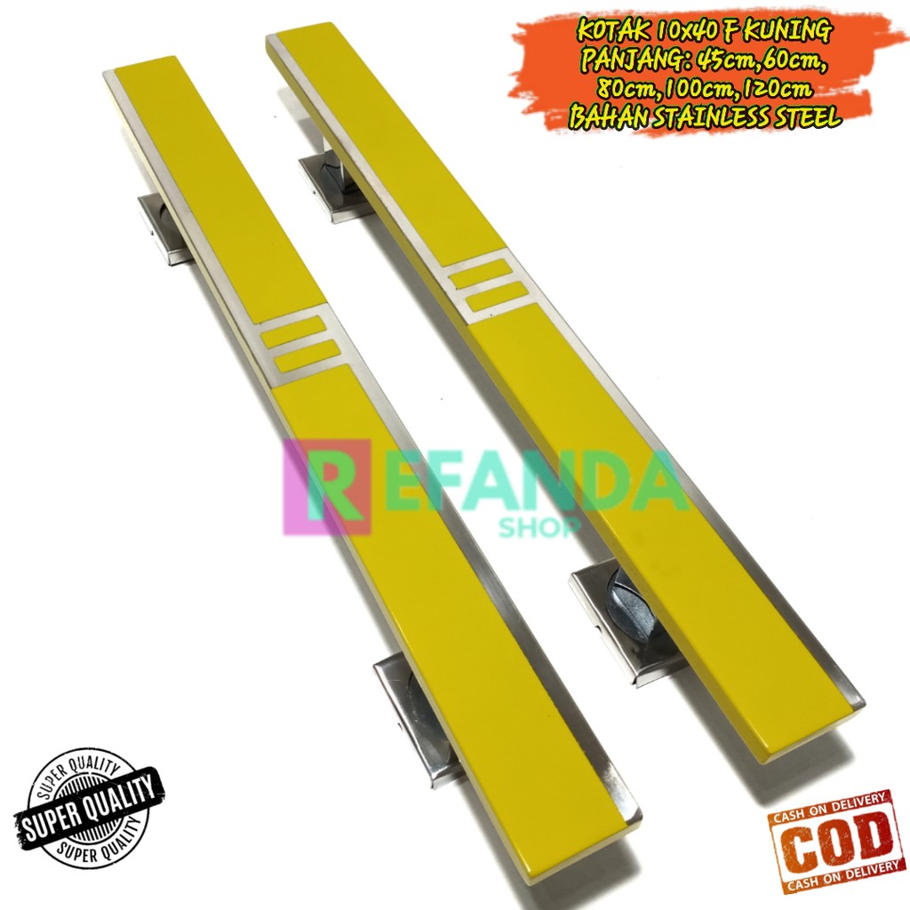 handle pintu rumah panjang 120cm,100cm,80cm,60cm tarikan gagang handle pintu stainless mewah