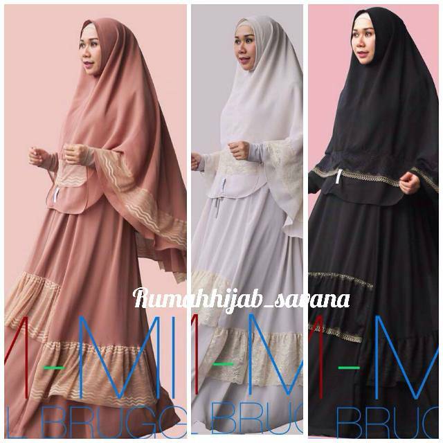 ORI 💗💗💗 Inam set syari Ummimi indra l brugman