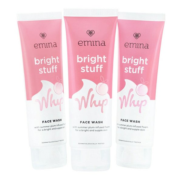 EMINA Bright Stuff Whip Face Wash | Facial Wash Sabun Cuci Muka - 50ML❤ EWAhay ❤