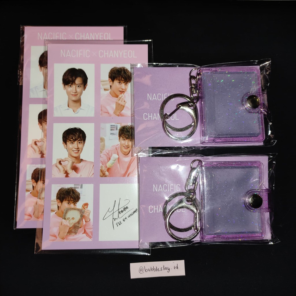 NACIFIC x Chanyeol Mini Binder / Album Keychain Keyring Photo Set