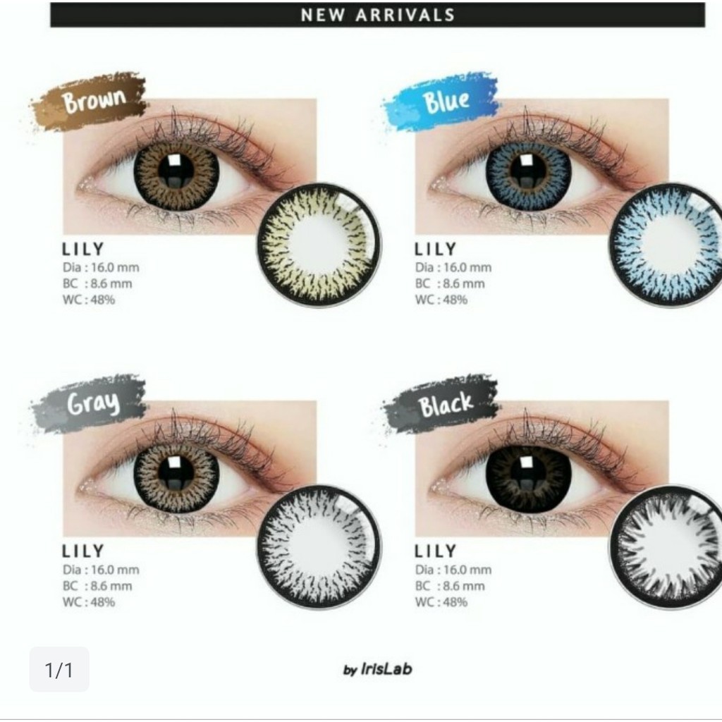 SOFTLENS LILY BIG EYES BY IRISLAB 16MM /SOFTLENS/ SOFTLENSE