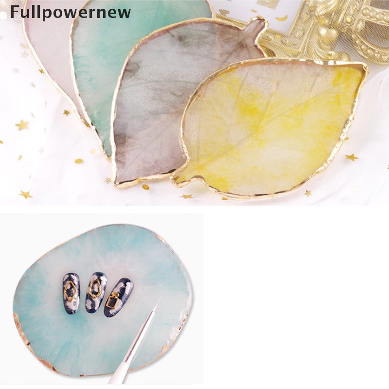 [FULL] 1Pcs Resin Stone Color Palette False Nail Tips Display Board Tool