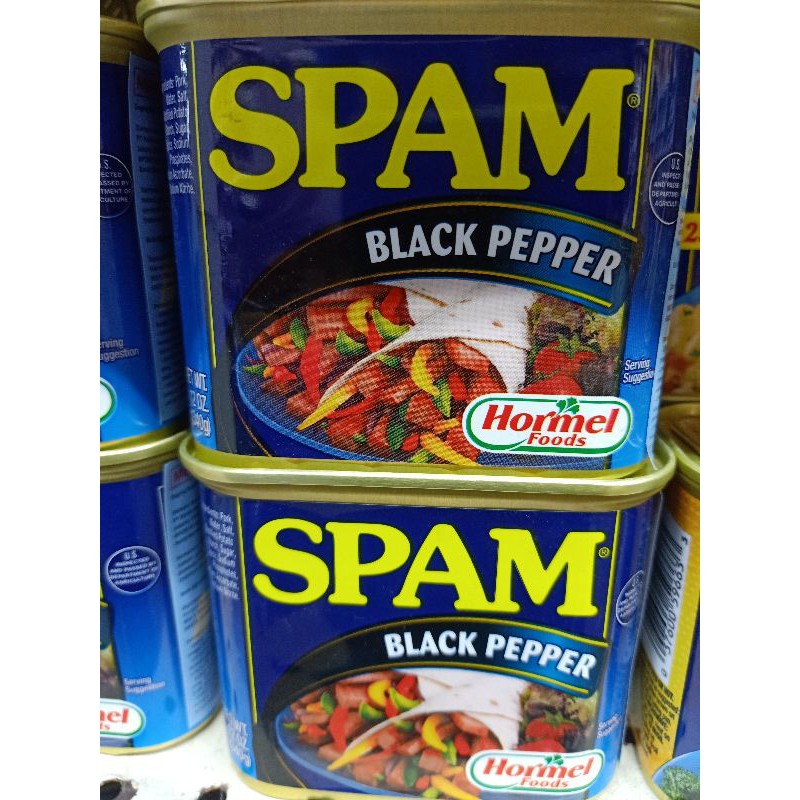 

SPAM HORMEL CLASSIC, LESS SODIUM, BLACK PEPPER