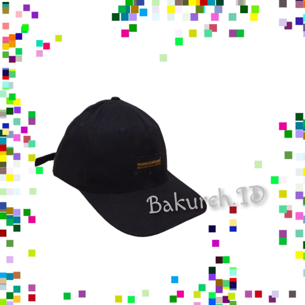 PROMO!!!Topi baseball polos clip cakop besi bahan rapel tebal Thansinsomnia Terbaru - COD