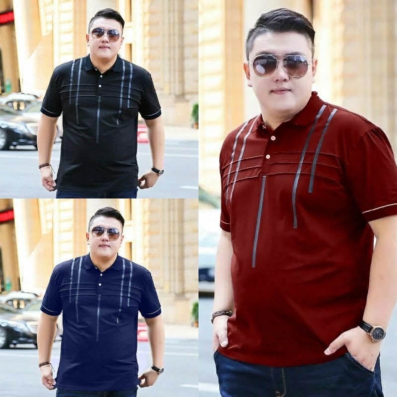 KAOS POLO PRIA JUMBO XXL DERTA bel