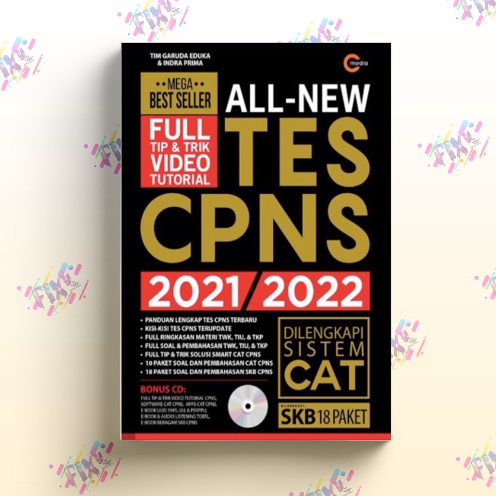 Buku Tes CPNS All New Tes CPNS 2021/2022 + CD - Tim Garuda Eduka & Indra Prima