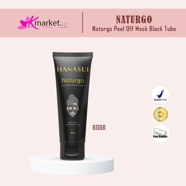 Hanasui Naturgo Peel Off Mask Black Tube