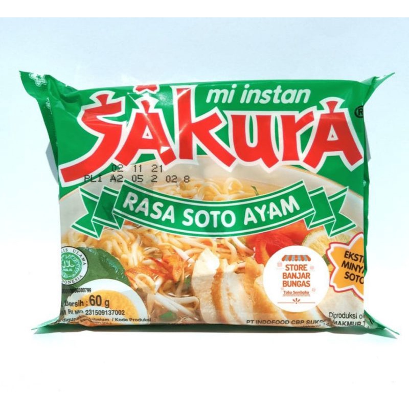 Jual Mie Sakura Rasa Soto Ayam Per Pcs Shopee Indonesia