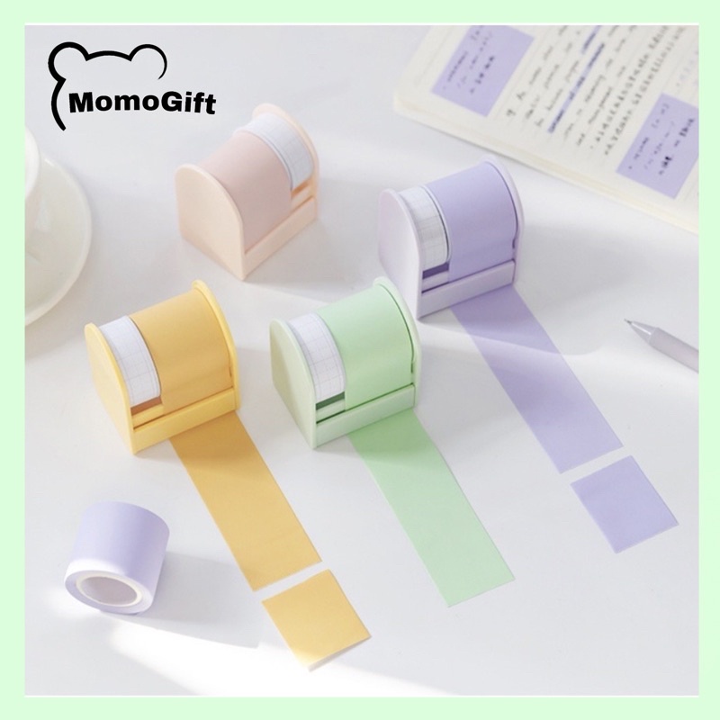 

Dispenser Washi Tape Aesthetic Warna Pastel - RP07