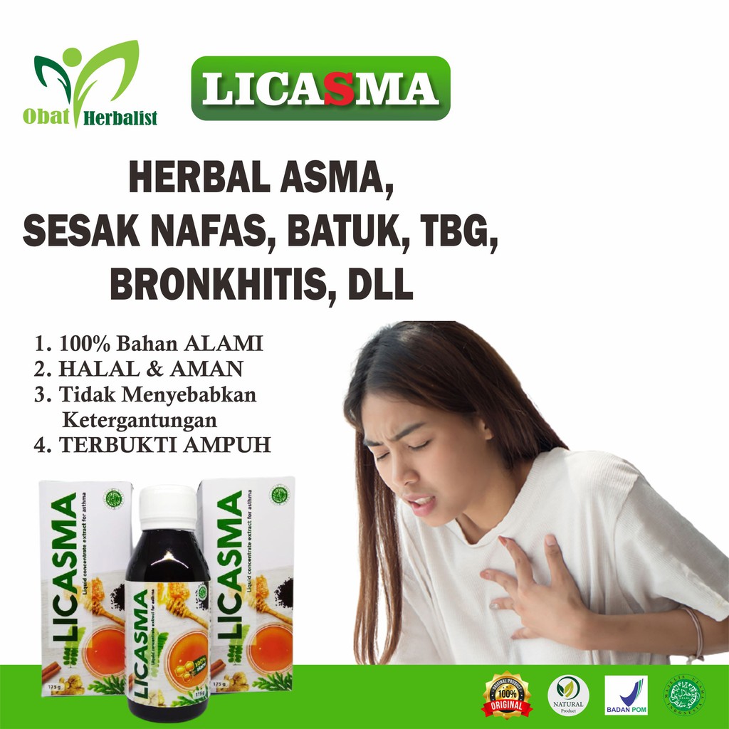 

Licasma Madu Herbal Alami Untuk Obat Asma TBC & Paruparu 100% ORIGINAL HALAL AMAN - Obat herbal paru