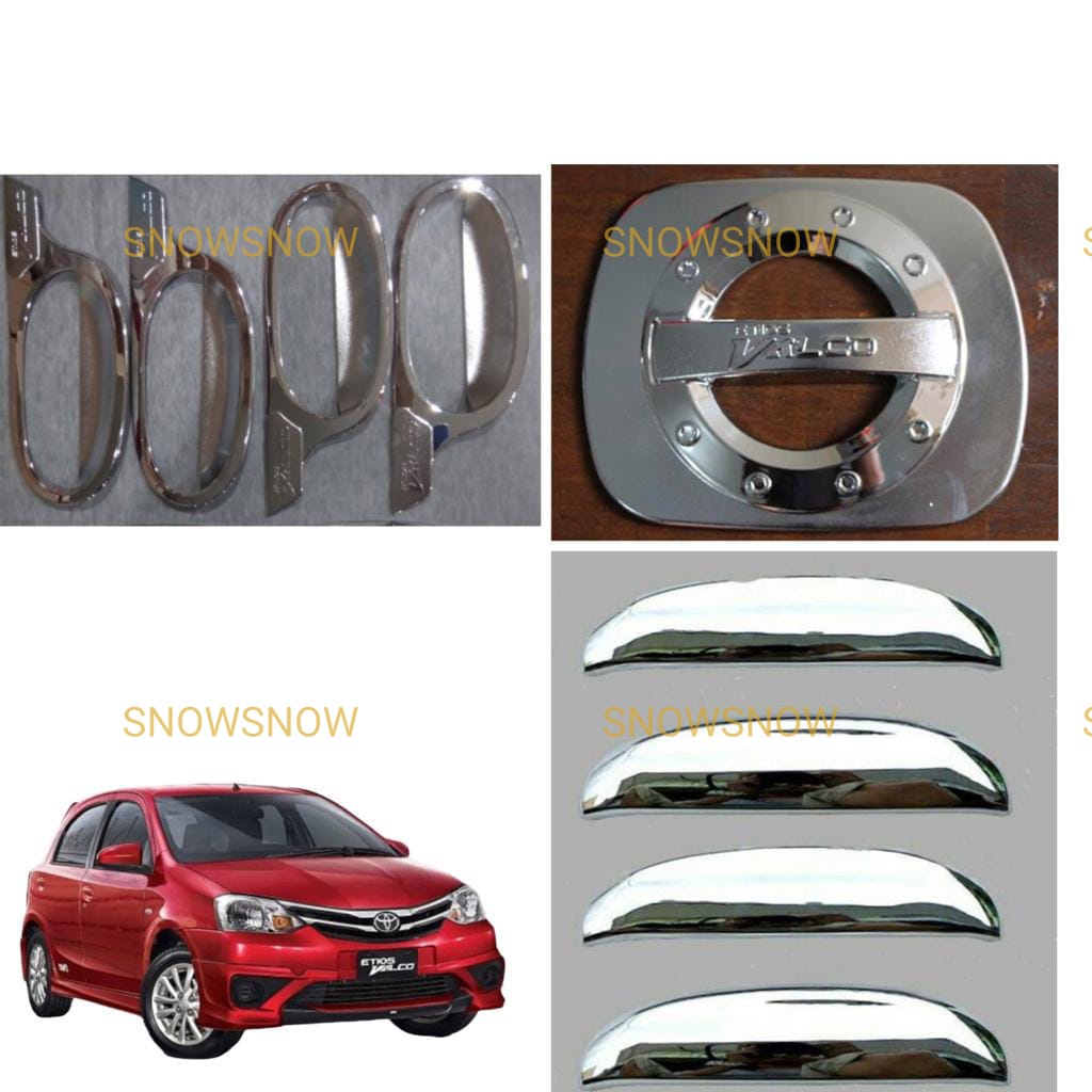 Paket Outer Handle Tank Cover Toyota Etios Sporty Chrome