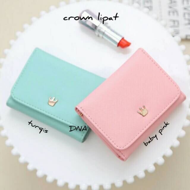 Dompet crown lipat /dompet mahkota mini /dompet murah