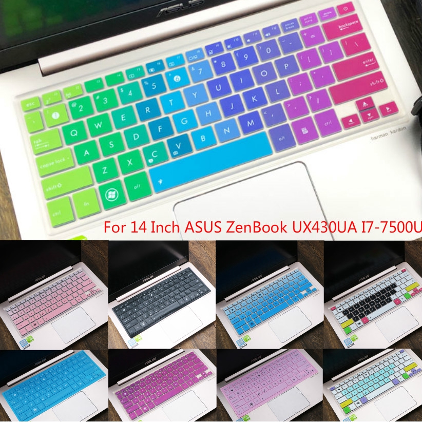 Cover Pelindung Keyboard Bahan Silikon Lembut Ultra Tipis Untuk Asus Zenbook Ux430Ua I7-7500U 14 Inci