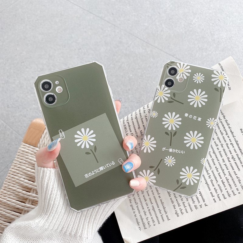 Fashion！Little Daisy Soft Case OPPO A31 A53 A33 2020 A3S F9 Pro F11 A52 A92 A54 A93 A74 A15 A15S Nice Casing VIVO Y11 Y12 Y12i Y15 Y17 Y20 Y12S Y50 Y30 S1 V20 SE V21 Y19