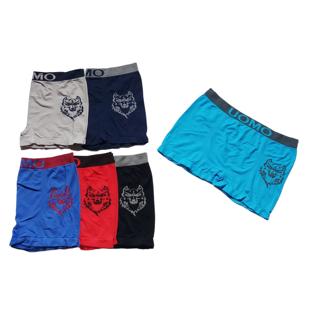 - Satuan - Boxer Rajut Pria UOMO / Celana Dalam Pria (ALLSIZE)