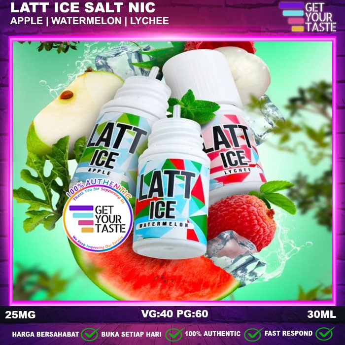 Liquid Latt Ice Spirit Salt Nic 30ML Saltnic by Vape Truck x BED