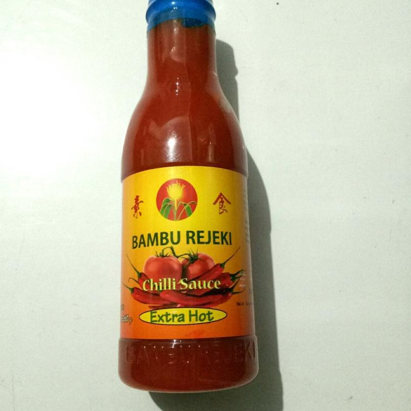 

Flash Sale - vegetarian bambu rejeki chili sauce extra hot/super hot/saus sambel/sambal vegan ~