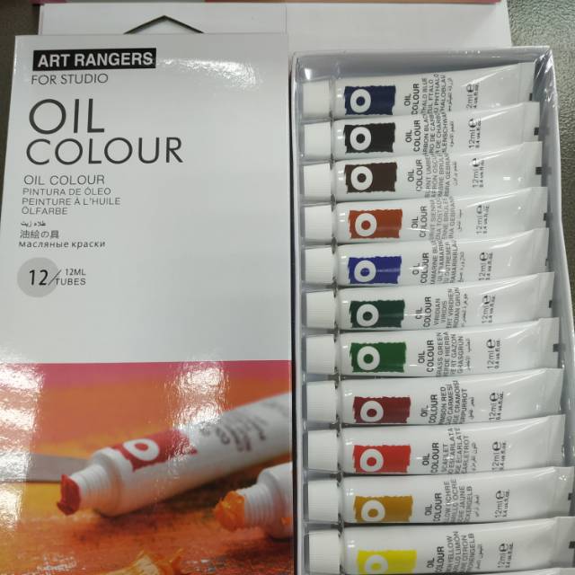Cat minyak/Oil color art rangers 12tube/12ml