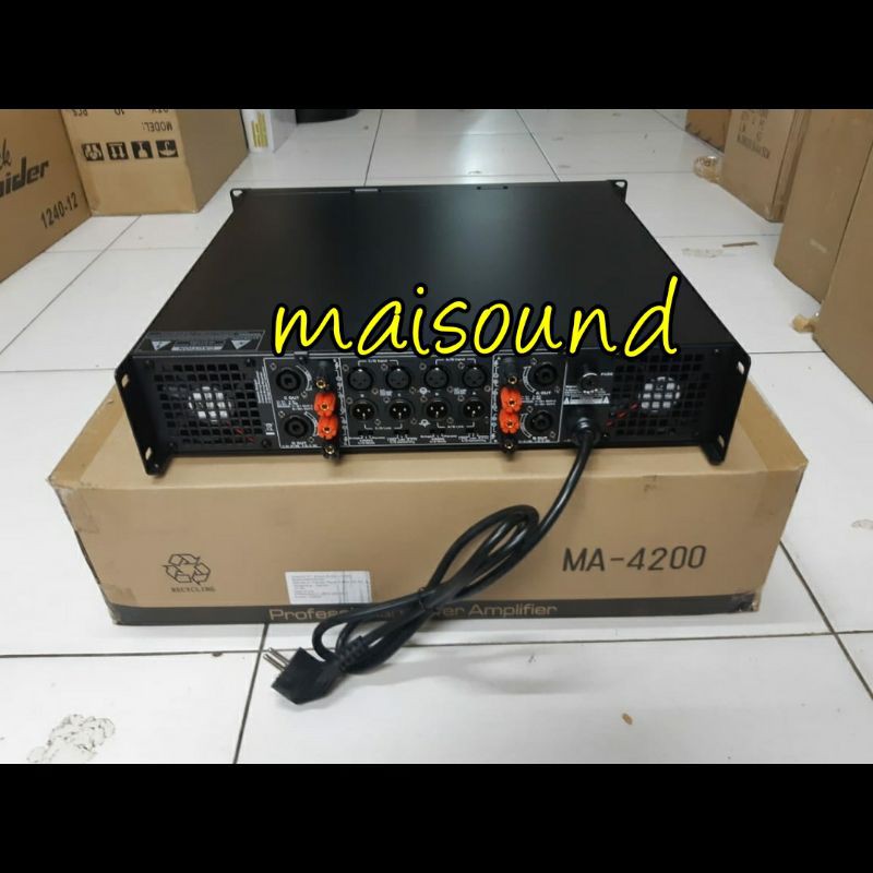 POWER AMPLIFIER MEGAVOX MA4200 POWER AMPLI MEGAVOX MA 4200 ORIGINAL