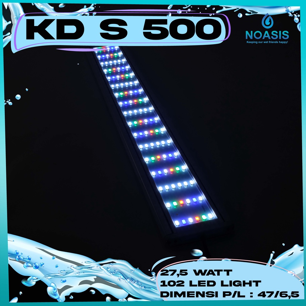 LAMPU KANDILA LED S500 S-500 21,5W AQUARIUM AQUASCAPE