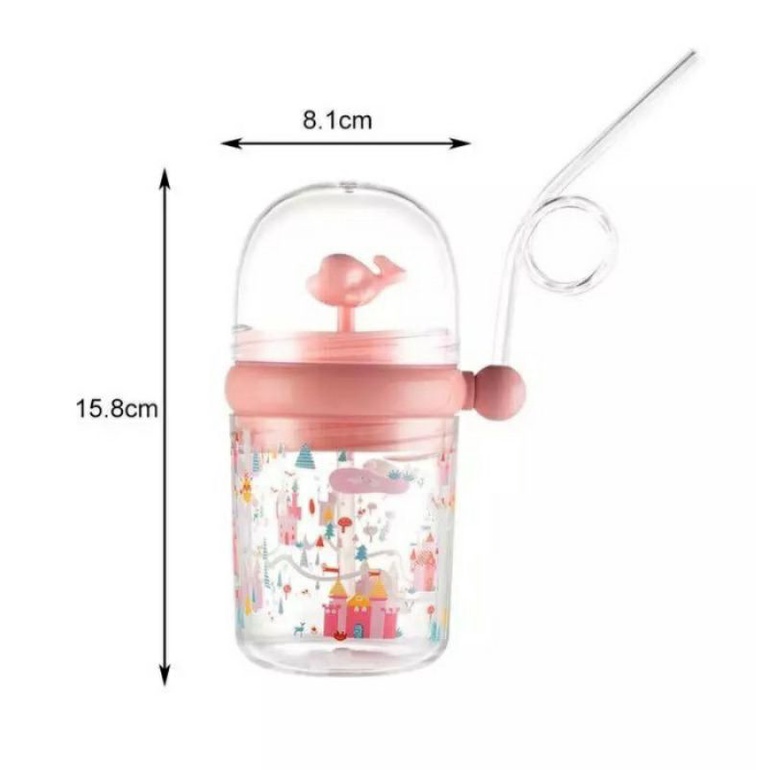 Botol Minum Lumba- Lumba Air Mancur Unik 250ml - Botol Minum Anak