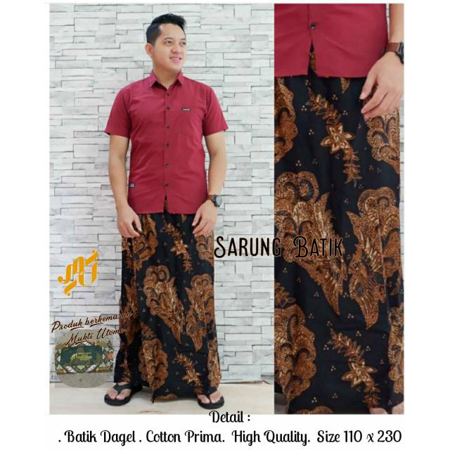 SARUNG BATIK DAGEL FREE BOX CANTIK