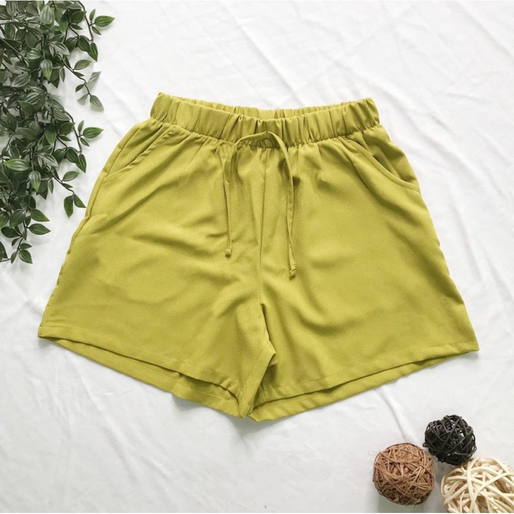 BDG_STYLE  TIARA SHORT PANTS/Celana Pendek Wanita/Celana santai/bisa COD