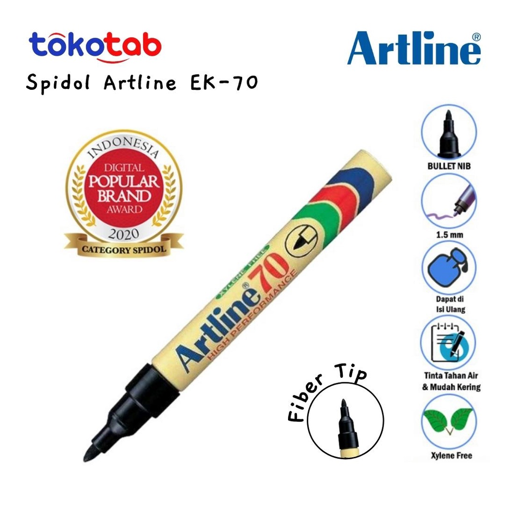 

Tokotab - Spidol ARTLINE EK-70 Permanent Marker