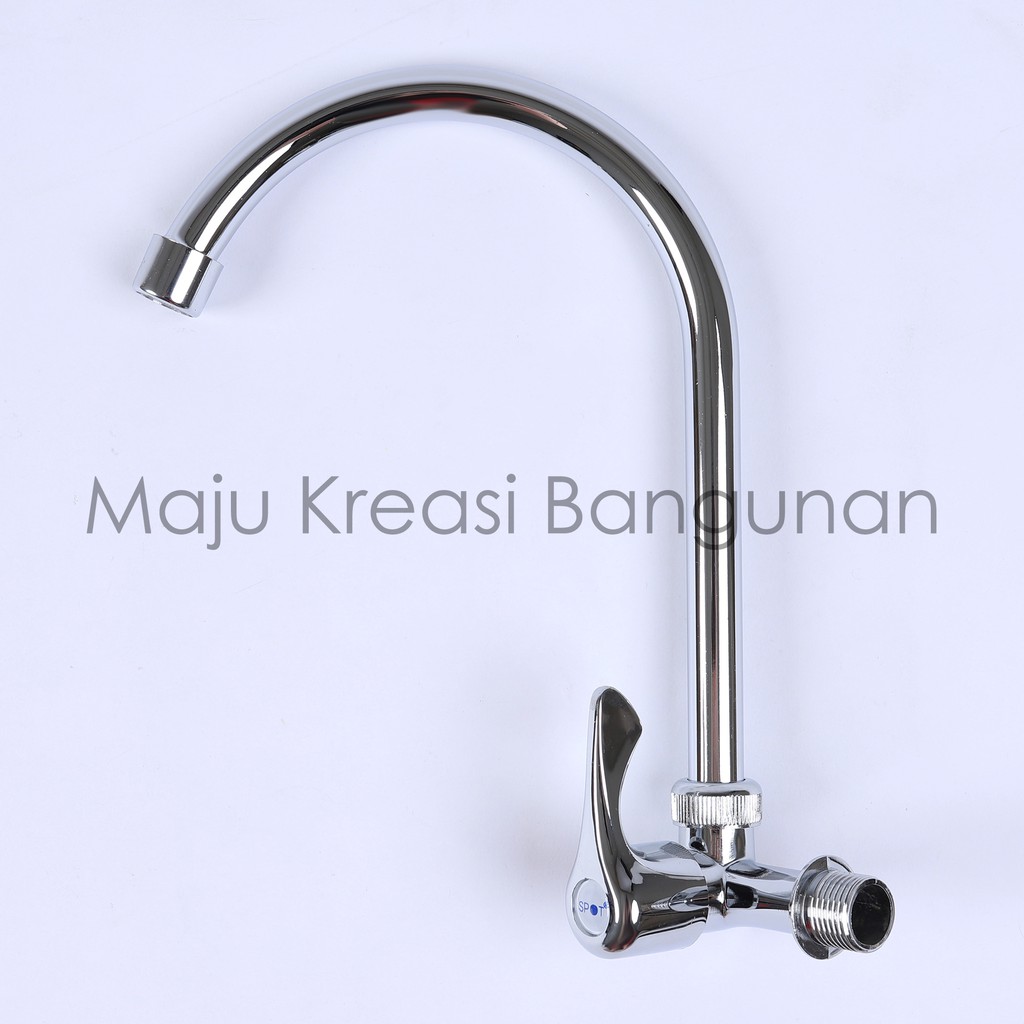 TERMURAH Kran Angsa Baling Engkol Cuci Piring Keran Air Sink Stainless Stanlis Dapur Grosir