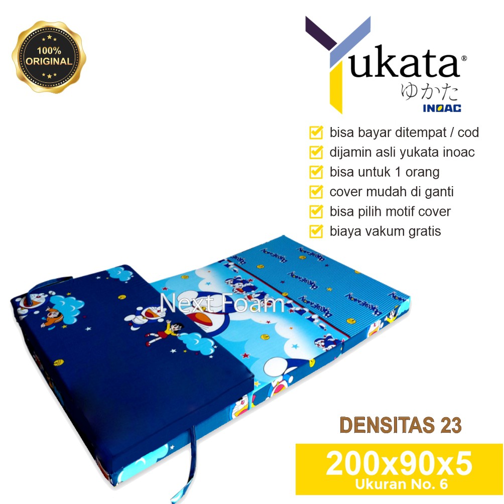 Jual Kasur Busa Lipat Inoac Yukata Ukuran No 6 200x90x5 Cm Tebal 5 Cm