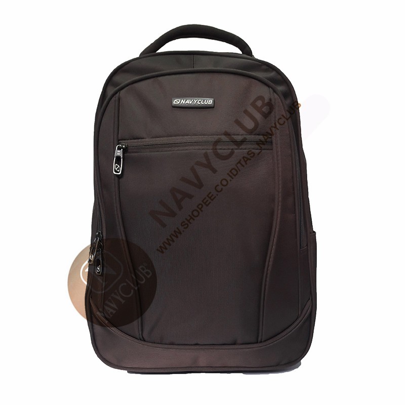 Tas Ransel Travel/Sekolah/Laptop - Navy Club 5895 Brown
