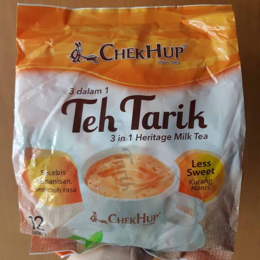 

Chek Hup 3in1 heritage milk tea less sweet teh tarik kurang manis