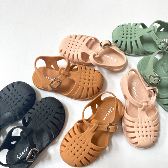 Soleram MACAROON Sandal - Sepatu Sandal Anak Todler Laki Perempuan Unisex Karet