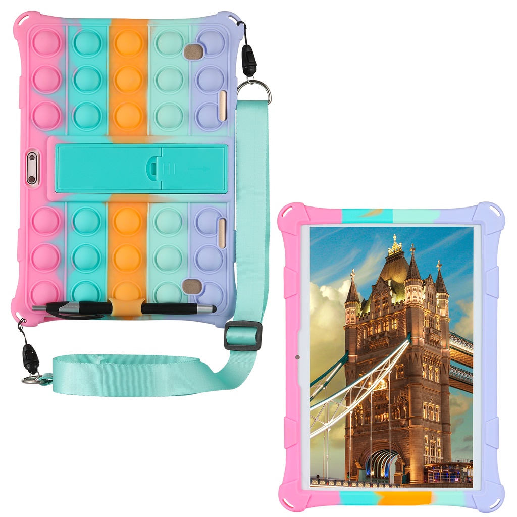 Casing Silikon Motif Push It Bubble Untuk ALLDOCUBE IPlay20S / IPlay20S / IPlay 20S 10.1 &quot;2021 Stan