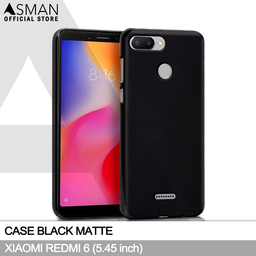 Ultraslim Xiaomi Redmi 6 (5.45&quot;) | Soft Case Black Matte - Hitam