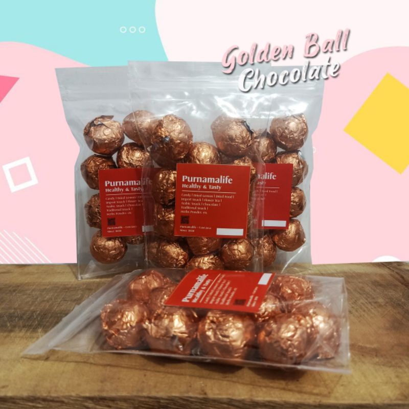 

Purnamalive Golden balls l cokelat bola l tobelo chocolatr balls