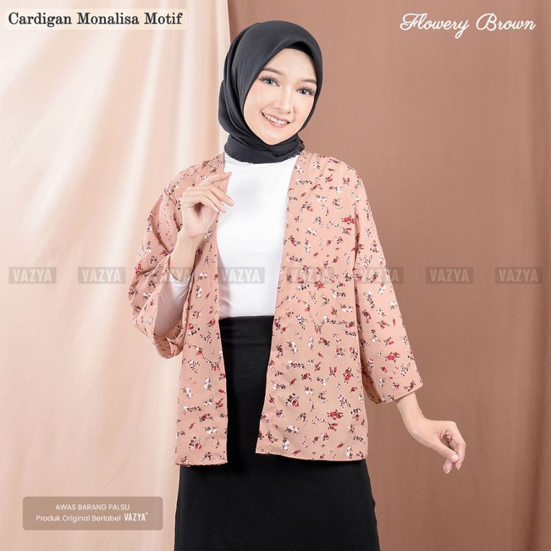 Cardigan Monalisa Motif