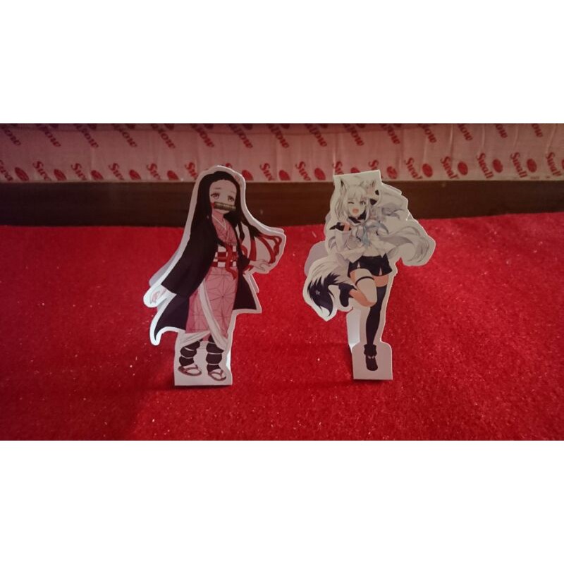 Standee Figure Kertas Anime Custom Gambar Bebas