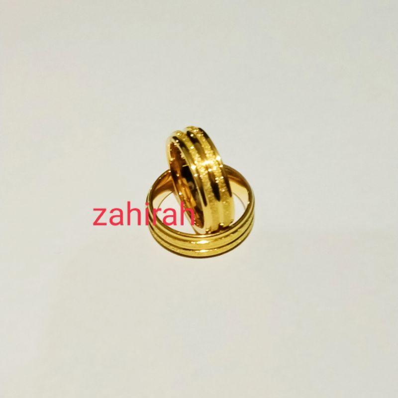 CINCIN COIN COUPLE PRIA WANITA MOTIF PASIR PALING LARIS