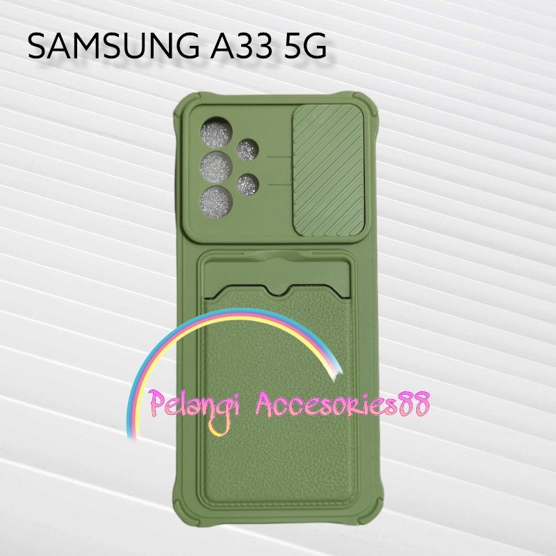 CASE SAMSUNG A33 5G SOFTCASE SLEDING WARNA WARNI