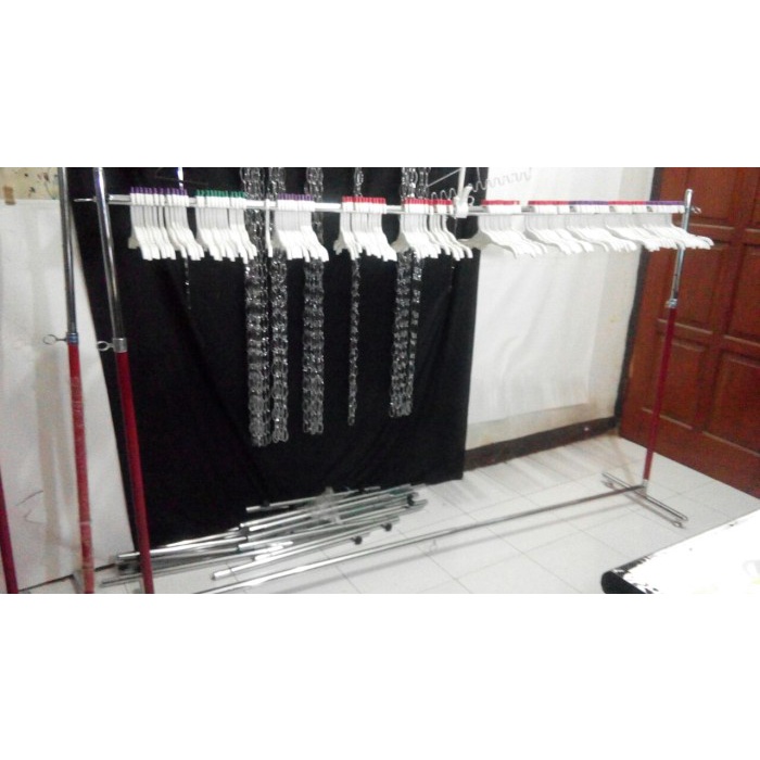 Jual Gantungan Baju Model Gawangan Tarik Max 1 8 Meter Indonesia Shopee