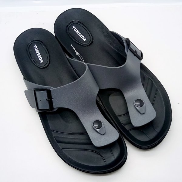 TERLARIS Sendal Jepit Pria Sandal YUMEIDA 6102 Sandal Karet Cowok Birken Gesper Murah