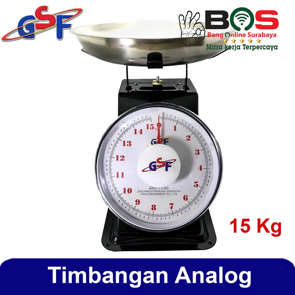 Timbangan 20kg Manual Analog GSF4320 Timbangan GSF-4320 Timbangan Barang, Tepung, Buah, Serbaguna