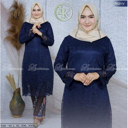 set kebaya tunik lengan tundak berkualitas