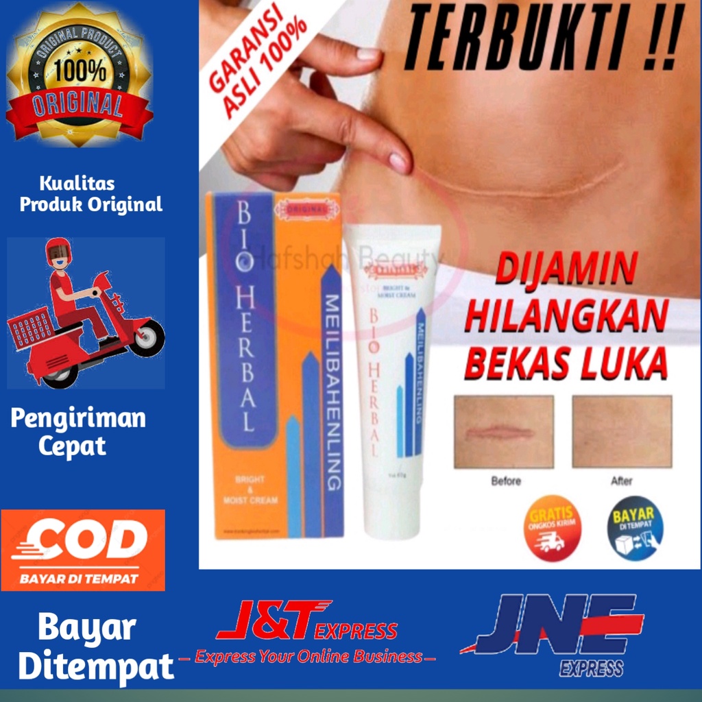 [BISA COD] Meilibahenling Original 100% Salep Cream Obat Penghilang Bekas Luka Hitam Koreng lama keloid Ampuh