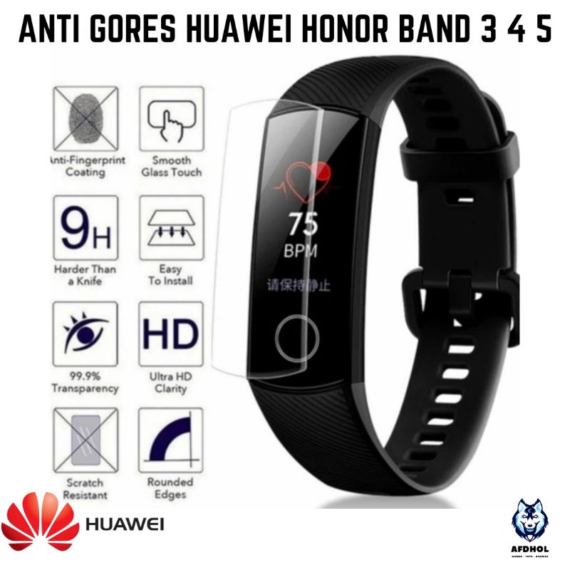 ANTI GORES LAYAR HUAWEI HONOR BAND 3 4 5 SCREEN GUARD PROTECTOR PELINDUNG LCD HUAWEI HONOR BAND 3 4 5 CASING SCREEN PROTECTOR LAYAR LCD HUAWEI BAND 3 4 5