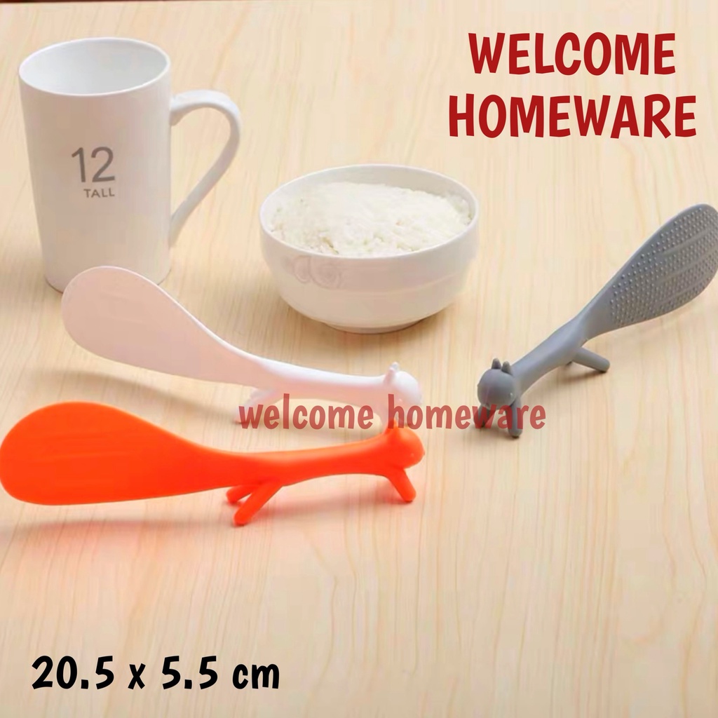 Centong Nasi / Sendok Nasi / Centong Nasi Motif Tupai