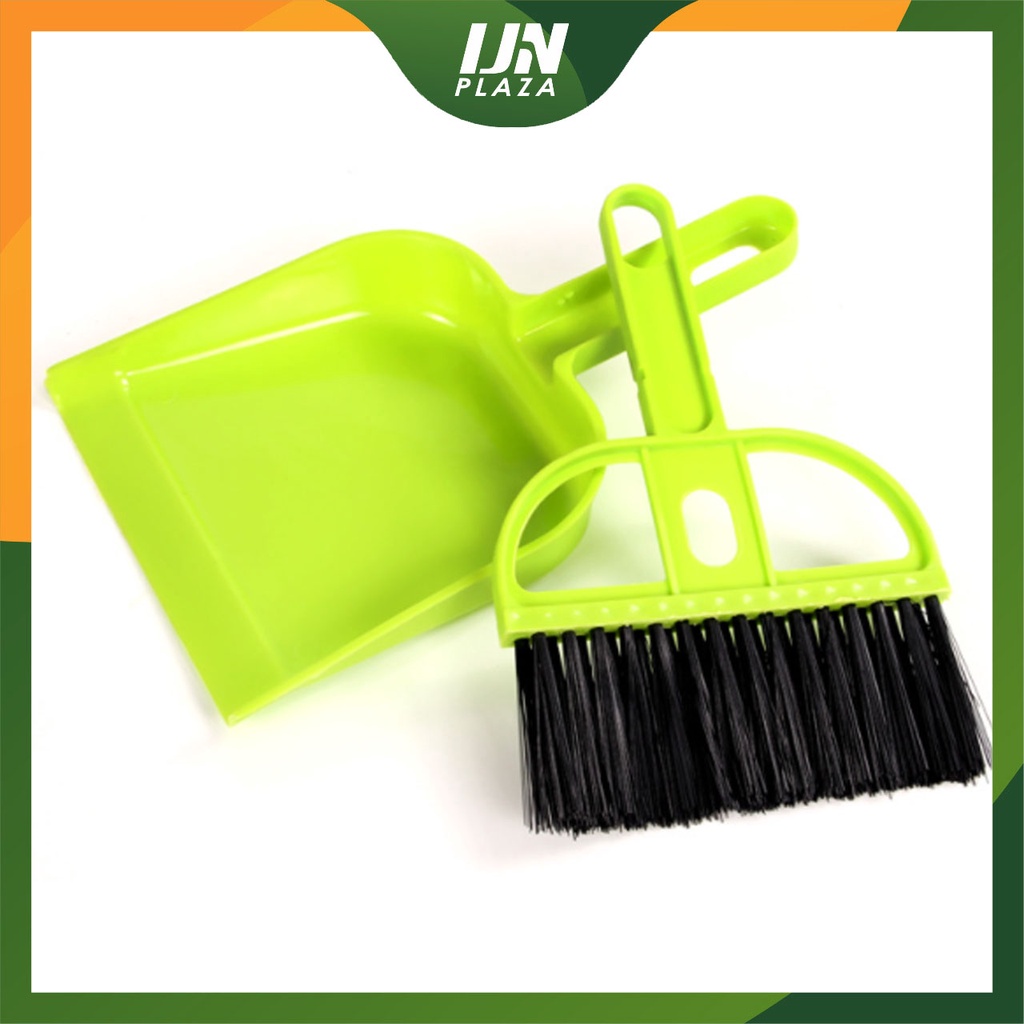 ❤ IJN ❤ Sapu Pengki Set / Sapu dan Pengki Mini Set / Mini Dustpan Set Serbaguna Membersihkan Mobil Keyboard Laptop